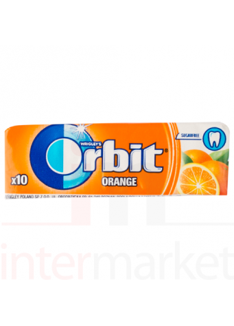 Kramtomoji guma ORBIT apelsininė 10vnt. (14g)